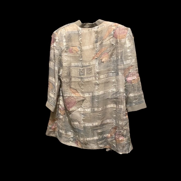 R&M Richards Woman’s Jacket/Tank Combo.  Size 16W - Picture 2 of 4